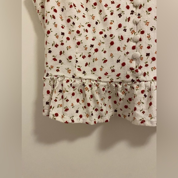 forever 21 cropped floral tank top - Picture 5 of 5